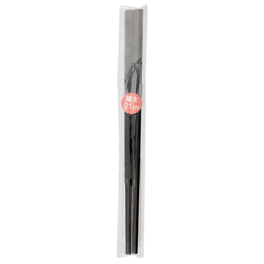 Akebono Sangyo 10-Sided Noodle Chopsticks Extra Thick 21cm Vermilion GM-4052