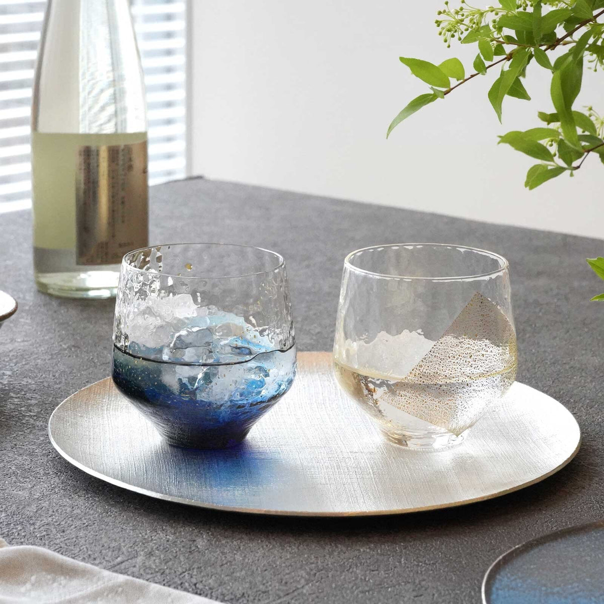 Toyo-Sasaki Glass Yachiyogama Free Glass Set