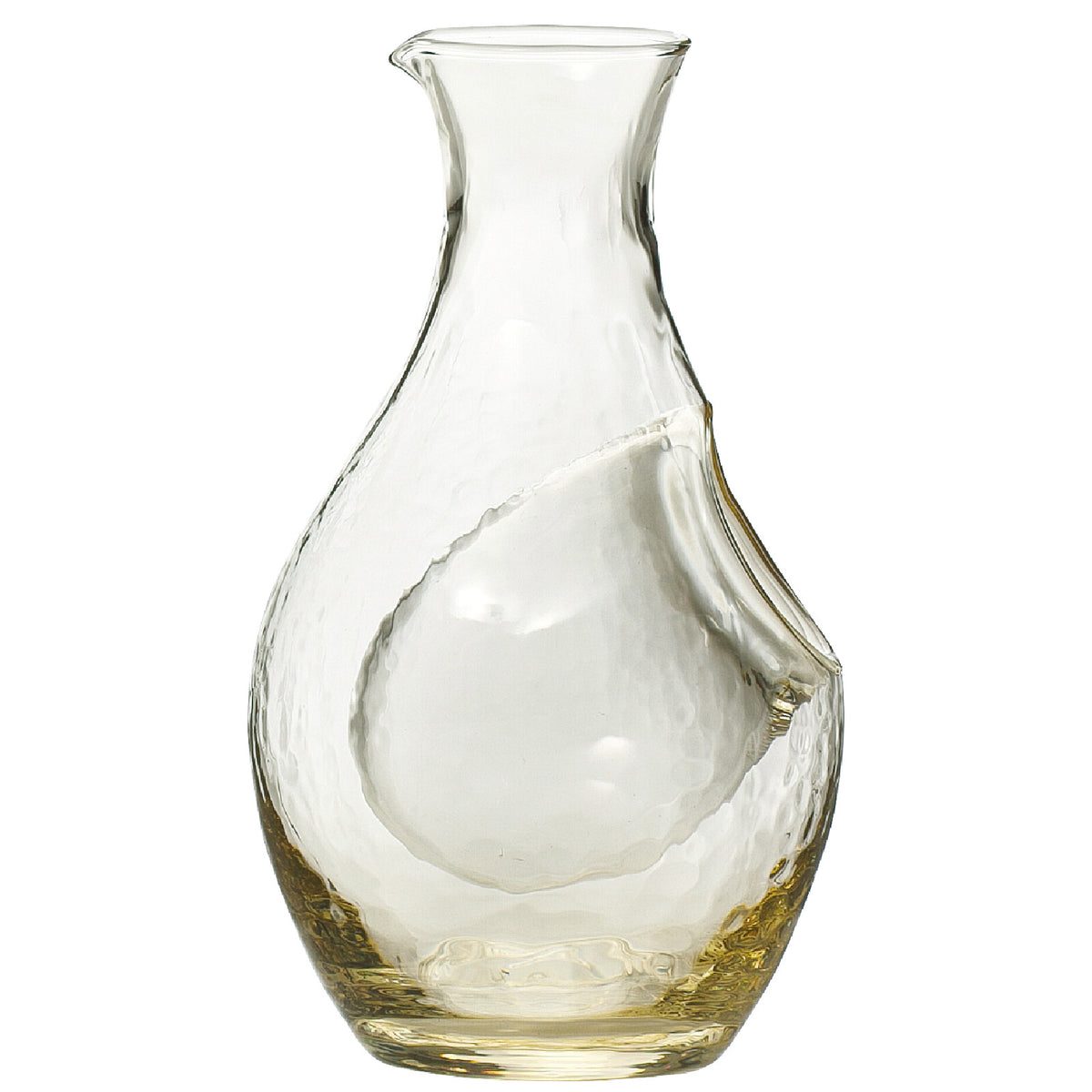 Toyo-Sasaki Glass Takasegawa Amber Cold Sake Carafe