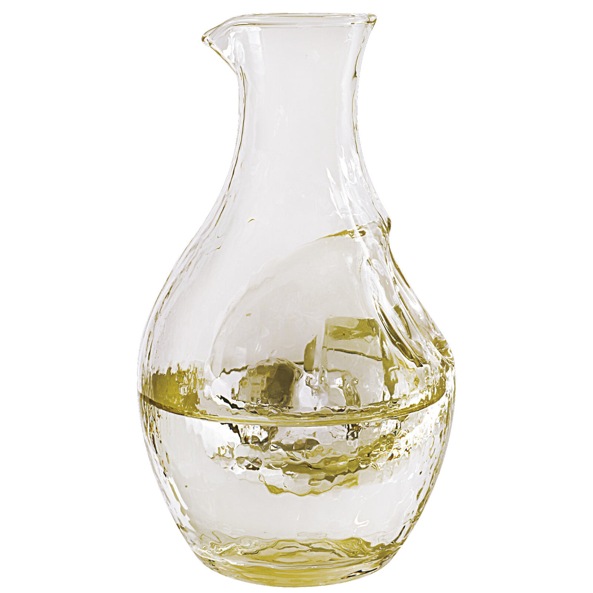 Toyo-Sasaki Glass Takasegawa Amber Cold Sake Carafe