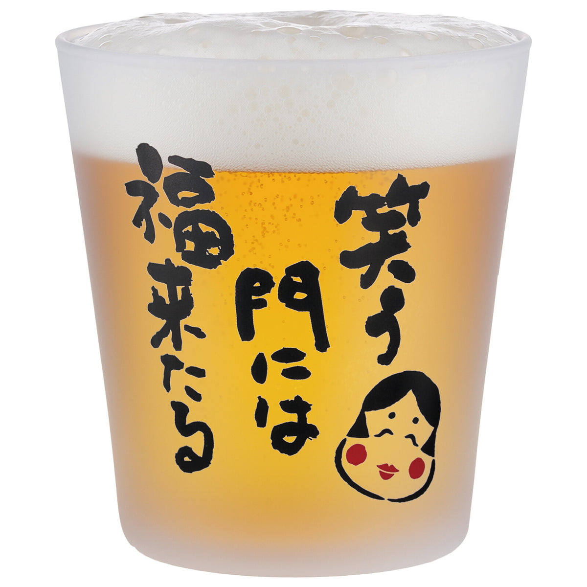 Toyo-Sasaki Glass Kotowaza Free Glass, Otafuku Pattern