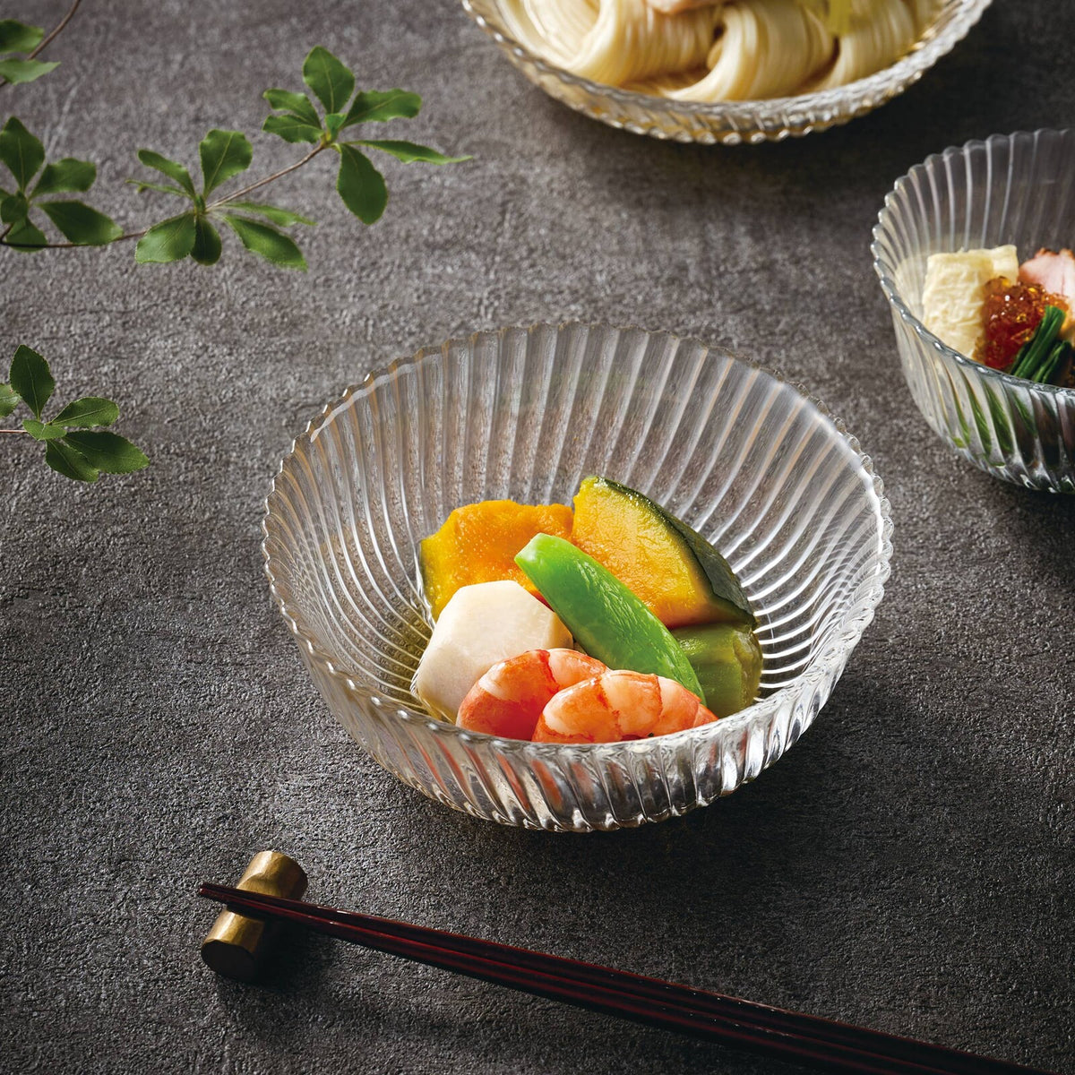 Toyo-Sasaki Glass Shizunami Medium Bowl 16cm