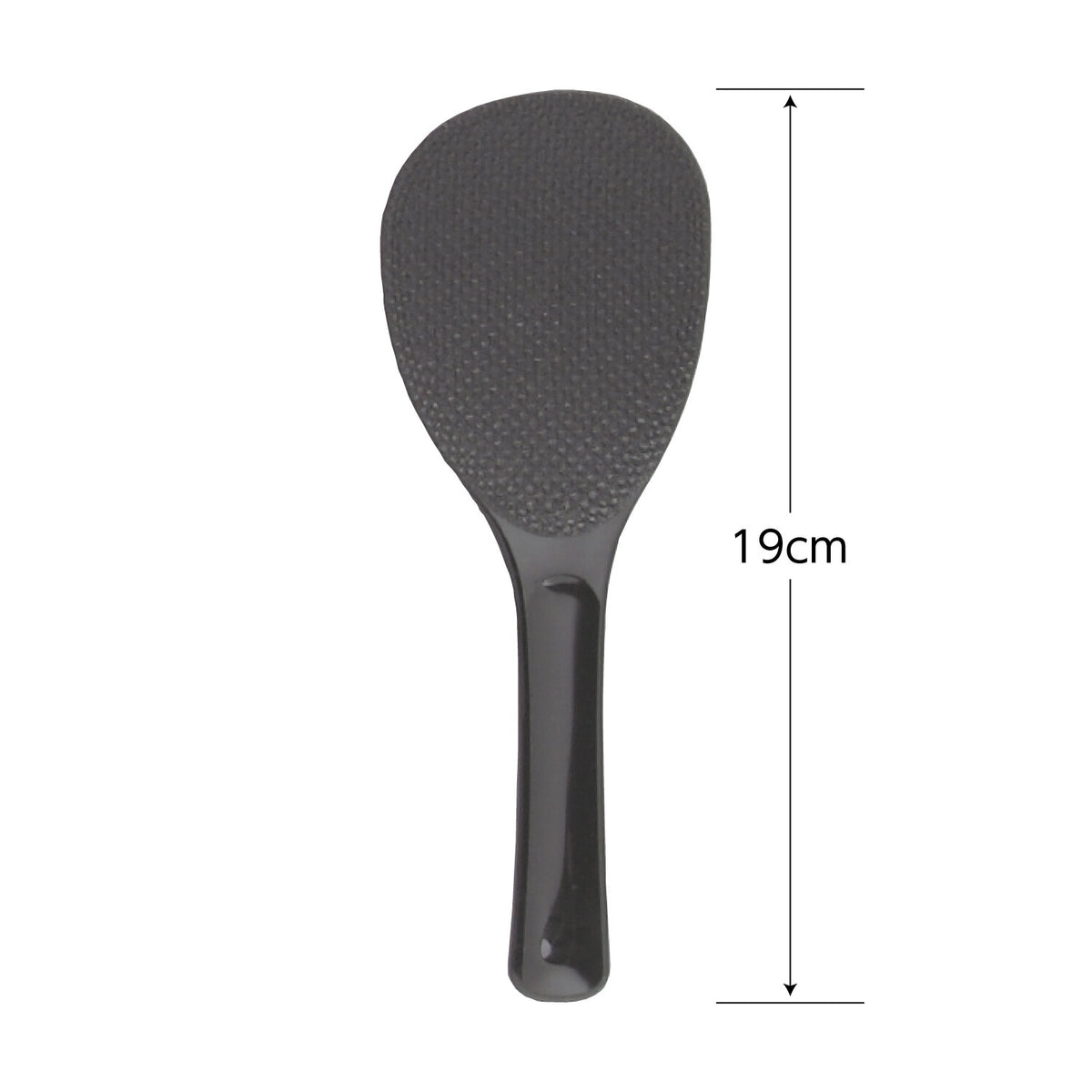 Akebono Sangyo Magic Non-Stick Rice Paddle 19cm Black BL-780