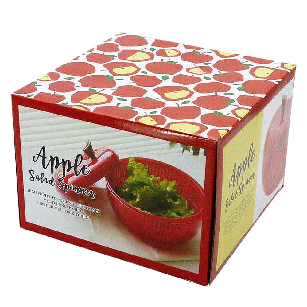 Gendai Hyakka Apple Salad Spinner Red K333RD