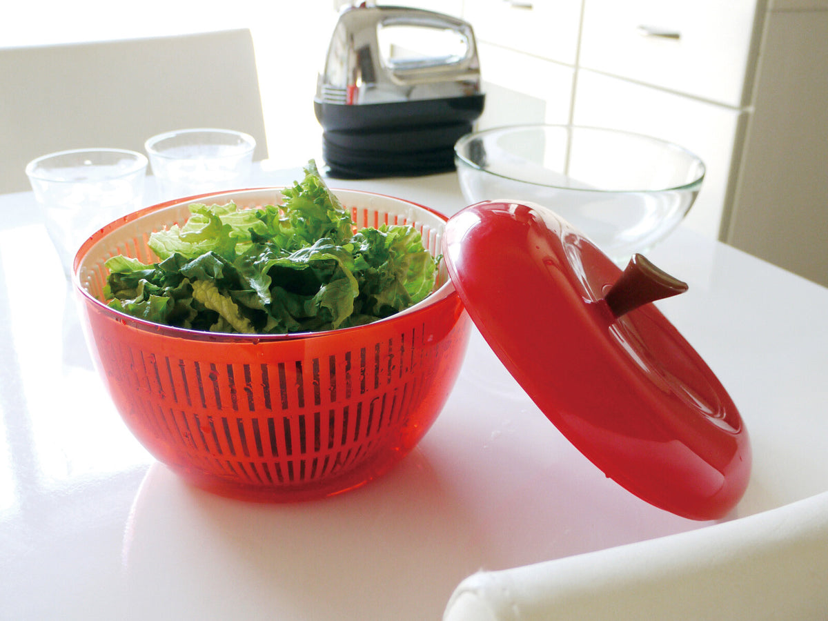 Gendai Hyakka Apple Salad Spinner Red K333RD