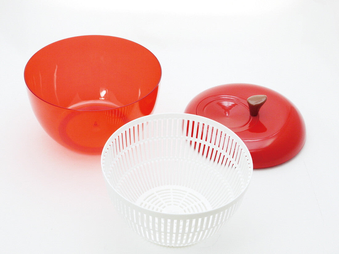 Gendai Hyakka Apple Salad Spinner Red K333RD