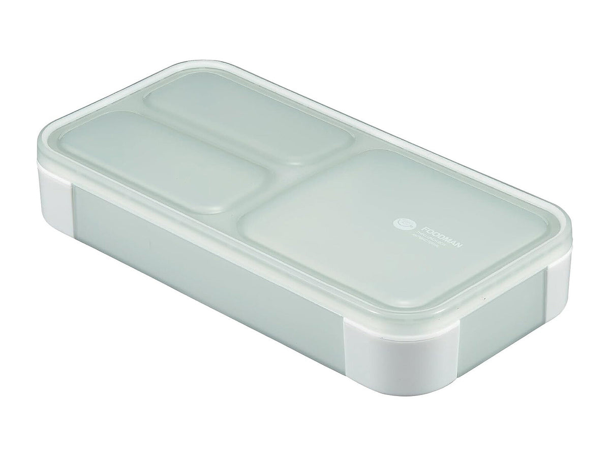CB Japan Food Man Bento Box 400ml Light Gray