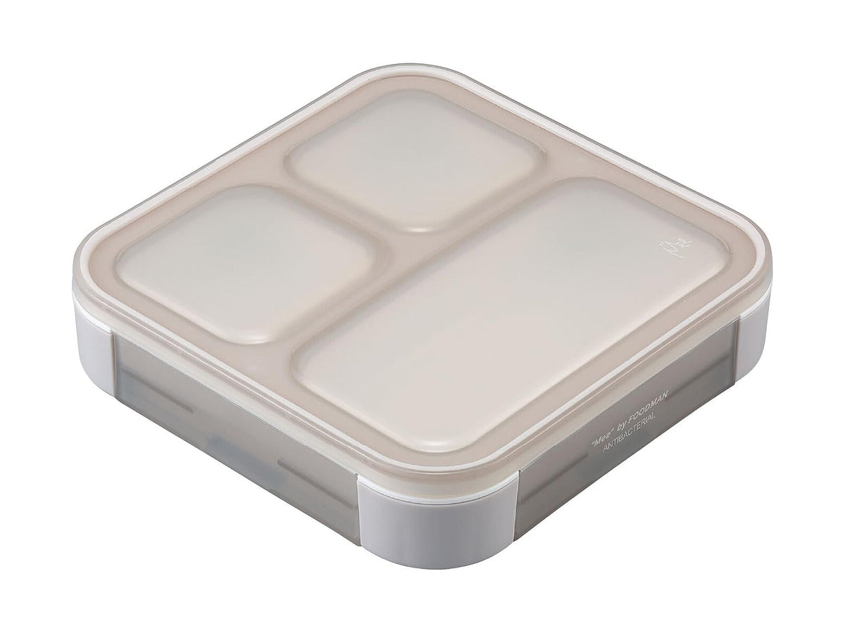 CB Japan FoodMan Slim Bento Box 500ml Gray Beige
