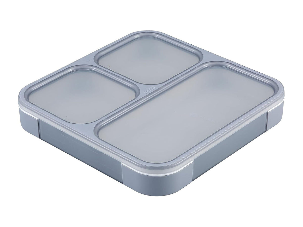 CB Japan FoodMan Slim Bento Box 800ml Gray