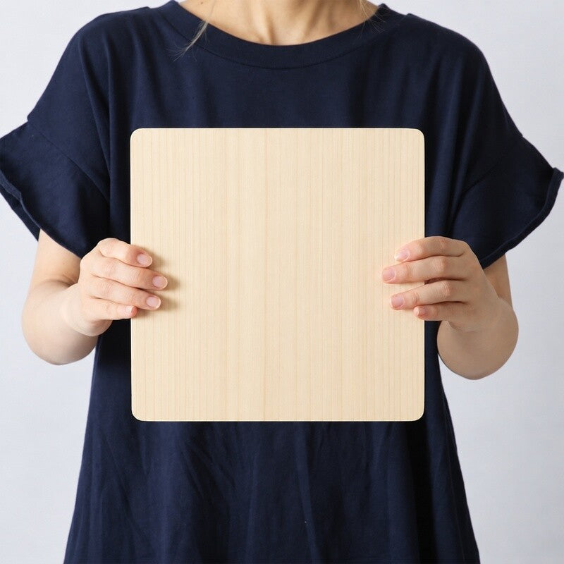 Kyoto Katsugu Hinoki Wood Cutting Board Square