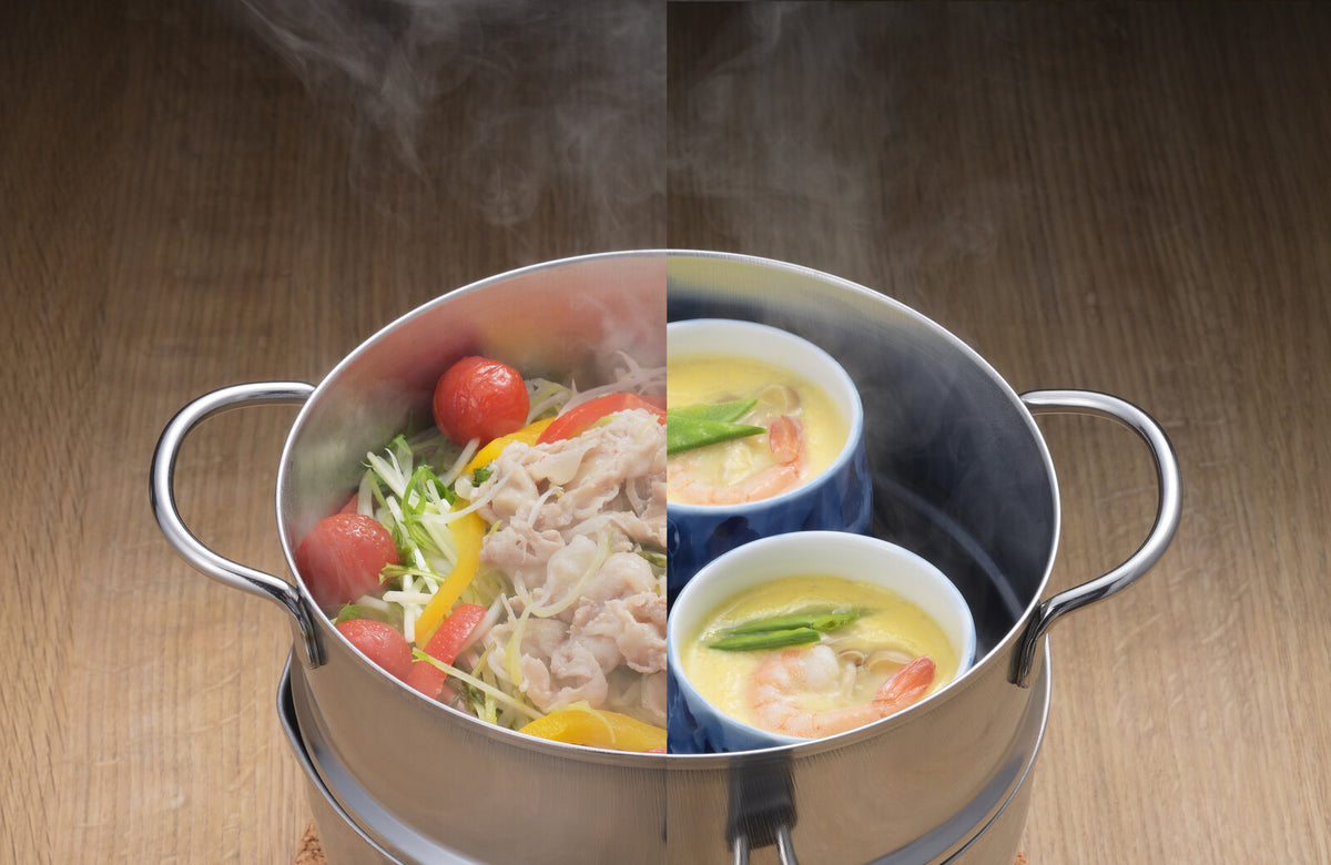 Yoshikawa Stainless Steel Steamer (Seiro) 18cm SJ4160
