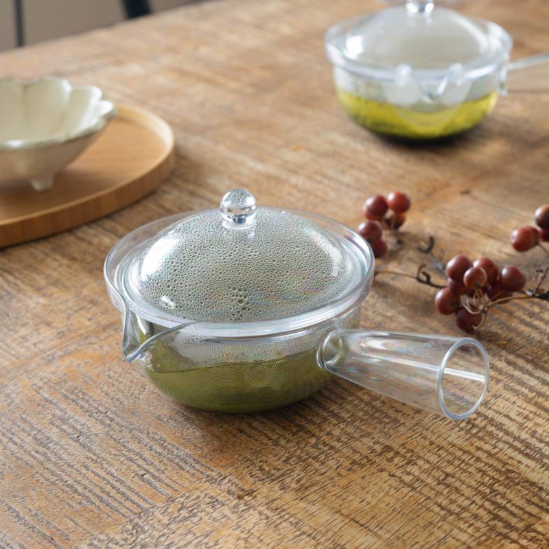 SALUS Clear Kyusu Teapot for Black & Green Tea