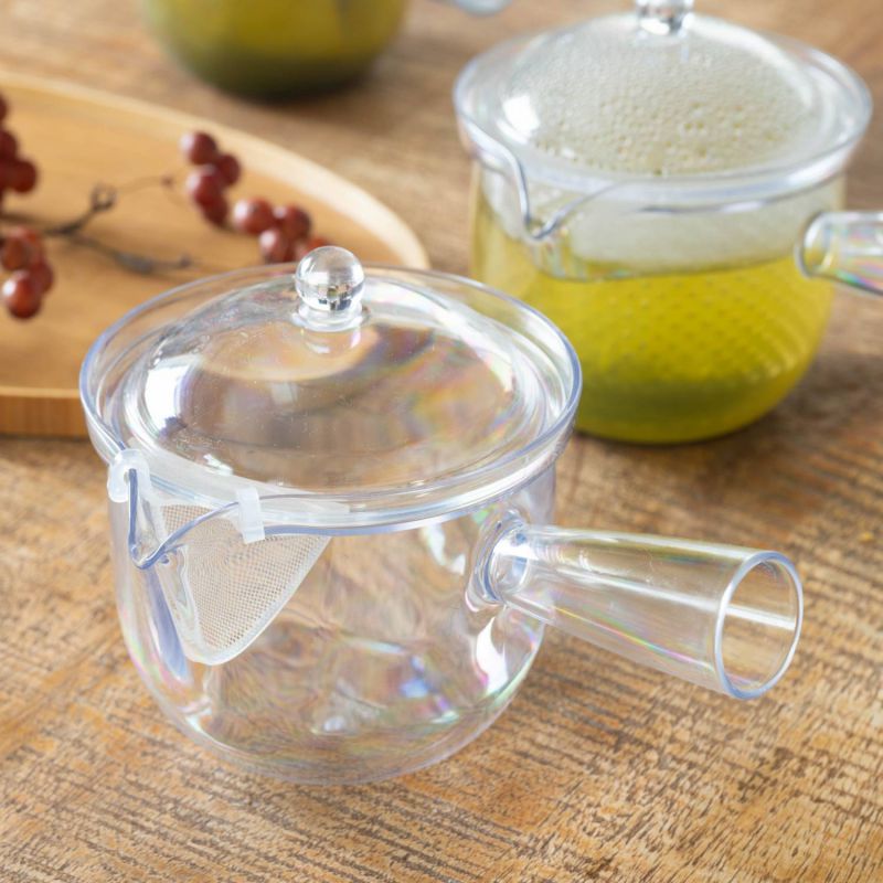 SALUS Clear Kyusu Teapot for Black & Green Tea