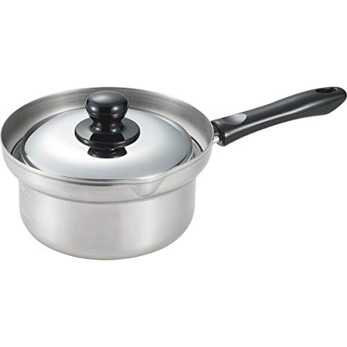 Yoshikawa Kinya Komoda Anti-Boilover Saucepan Stainless Steel 16cm