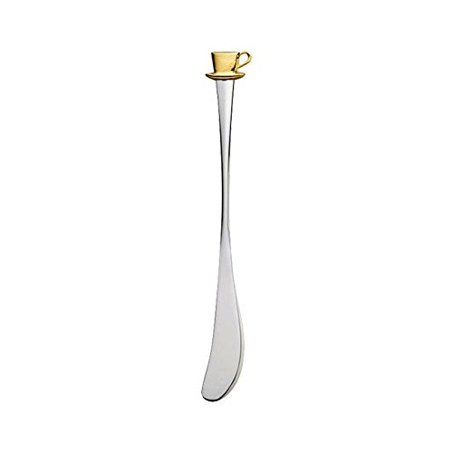 Azuma SALUS Cup Butter Spreader with Gold-Plated Pewter Handle