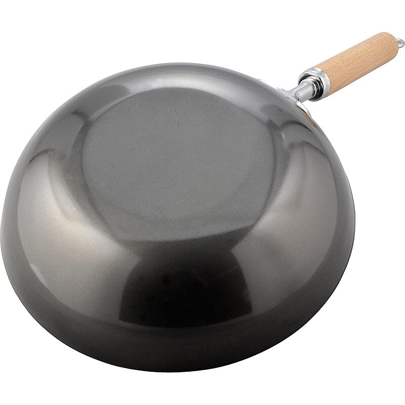 Wahei Freiz Carbon Steel Stir Fry Pan 28cm GR-9749
