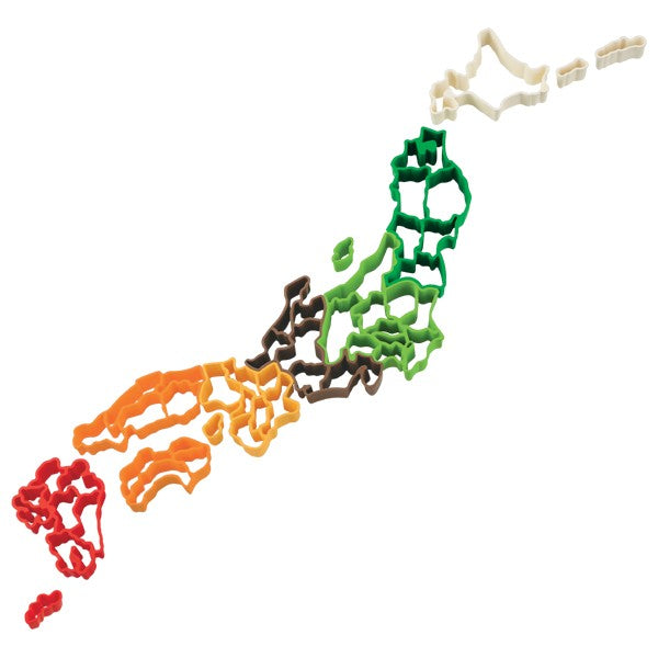 Akebono Kenmin Cookie Cutter Set Japan Prefectures SE-947