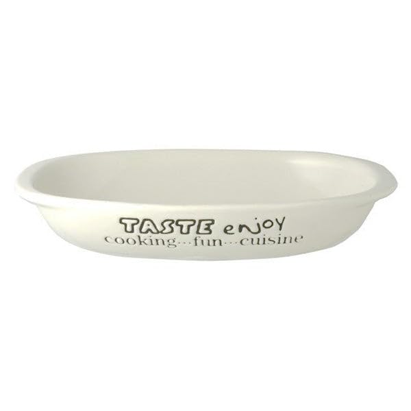 Living Enjoy Ceramic Gratin Dish White