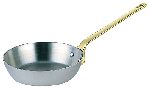Wadasuke Stainless Steel Mini Frying Pan with Brass Handle 10cm 2533-0100