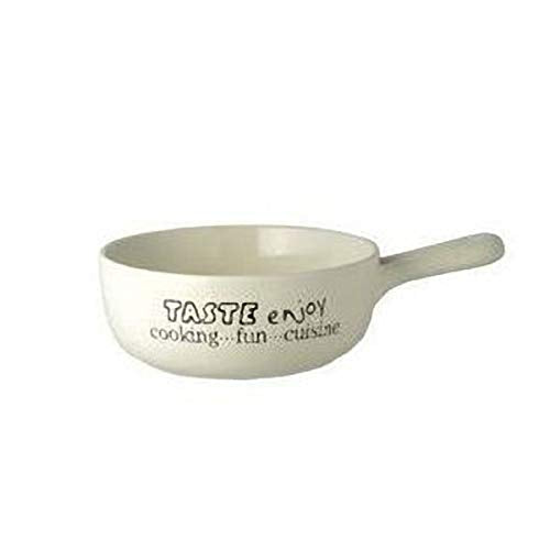 Living Enjoy Ceramic Oven Dish with Handles Deep White