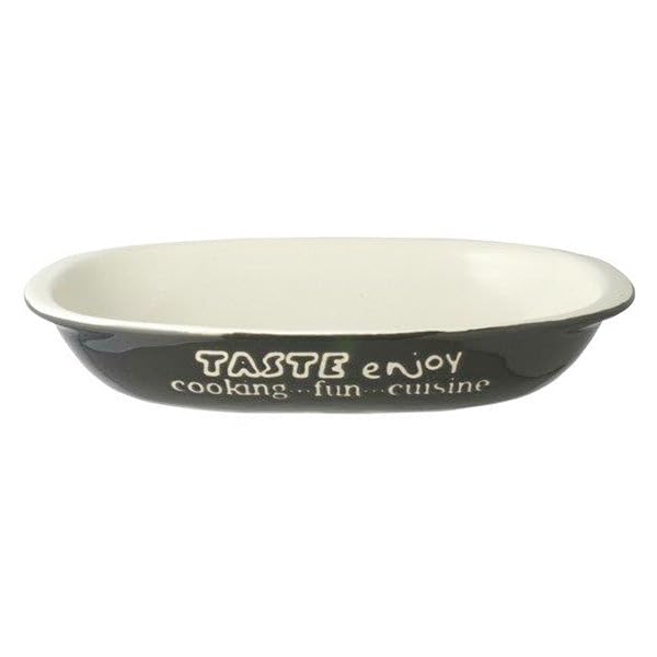 Living Enjoy Ceramic Gratin Dish Black