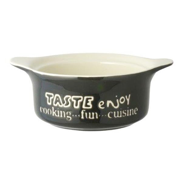 Living Enjoy Ceramic Soup and Gratin Dish Black