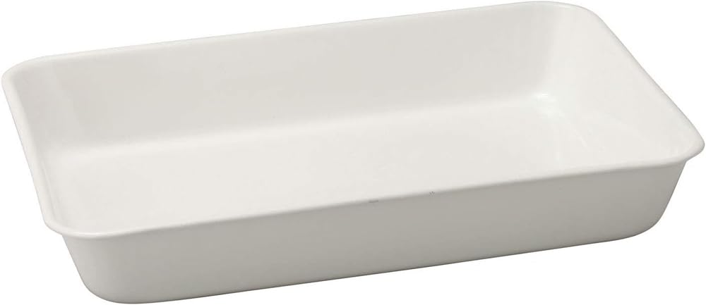 Noda Horo Enamel Prep Tray in White