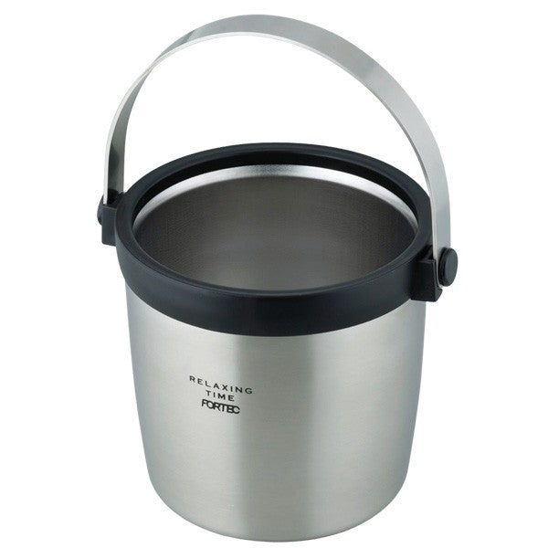 Wahei Freiz Fortec House Stainless Ice Bucket 1.7L with Strainer FHR-6346