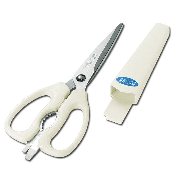 Shimomura Ajiwai Shokubo Kitchen Scissors with Magnetic Holder ASK-402