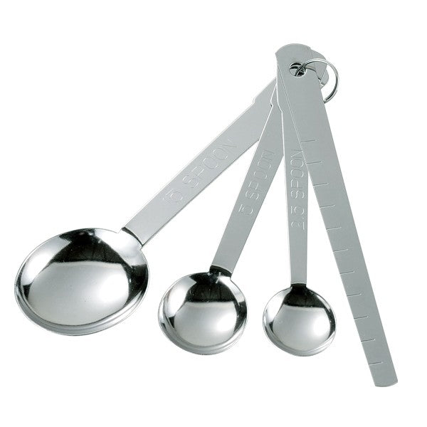 Shimomura Ajiwai Shokubo Stainless Steel Measuring Spoons Set of 4 AKS-624