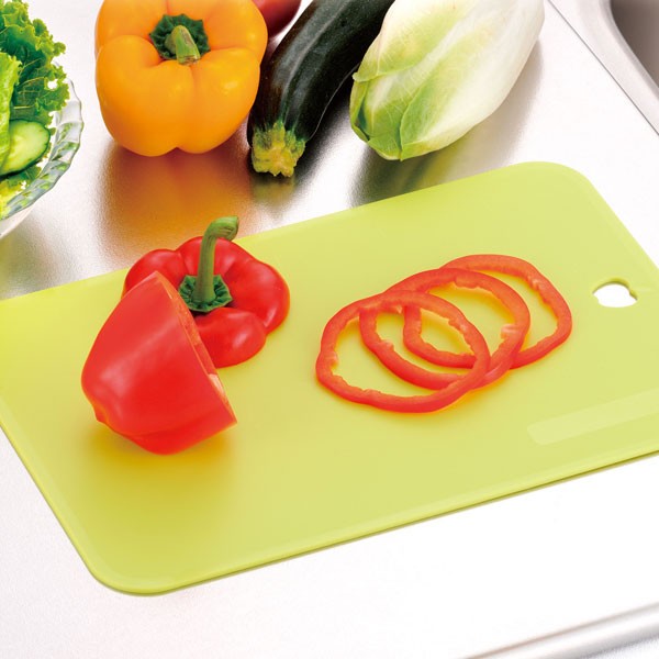 Shimomura Ajiwai Shokubo Mini Cutting Board White AMM-669