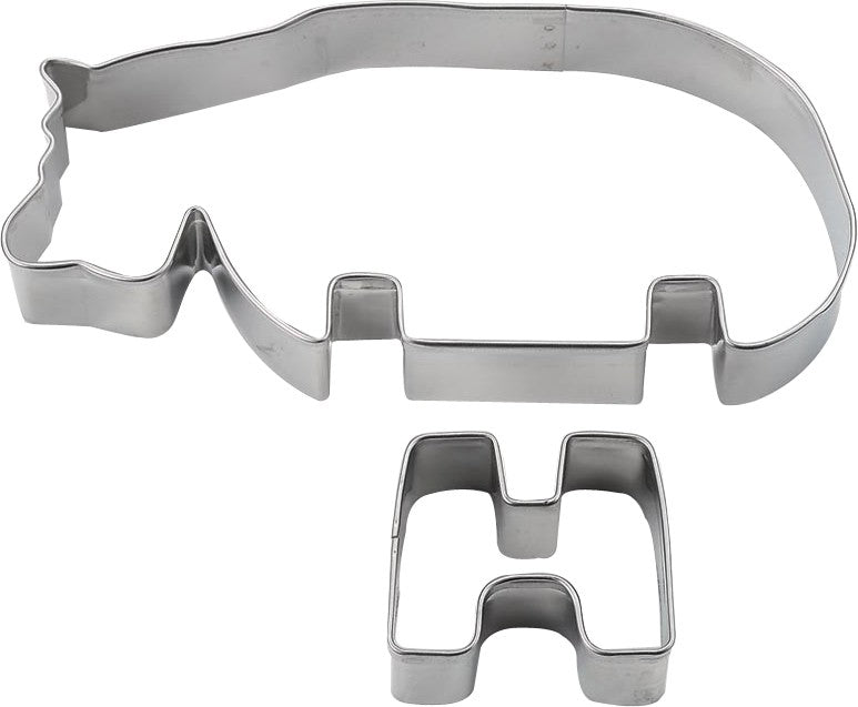 Tiger Crown ZOO 3D Cookie Cutter Hippo Stainless Steel 1981