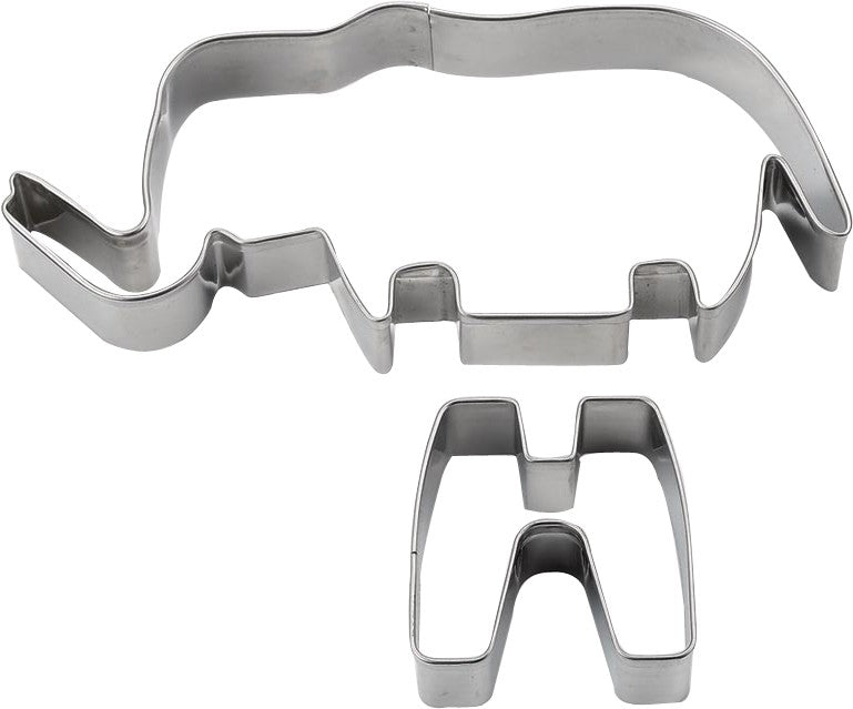 Tiger Crown ZOO 3D Cookie Cutter Elephant Stainless Steel 1983
