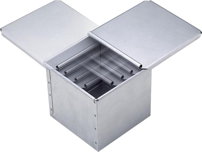 Tiger Crown Square Bread Pan with Lid 0.5 Loaf 9.5cm Aluminized Steel 2382