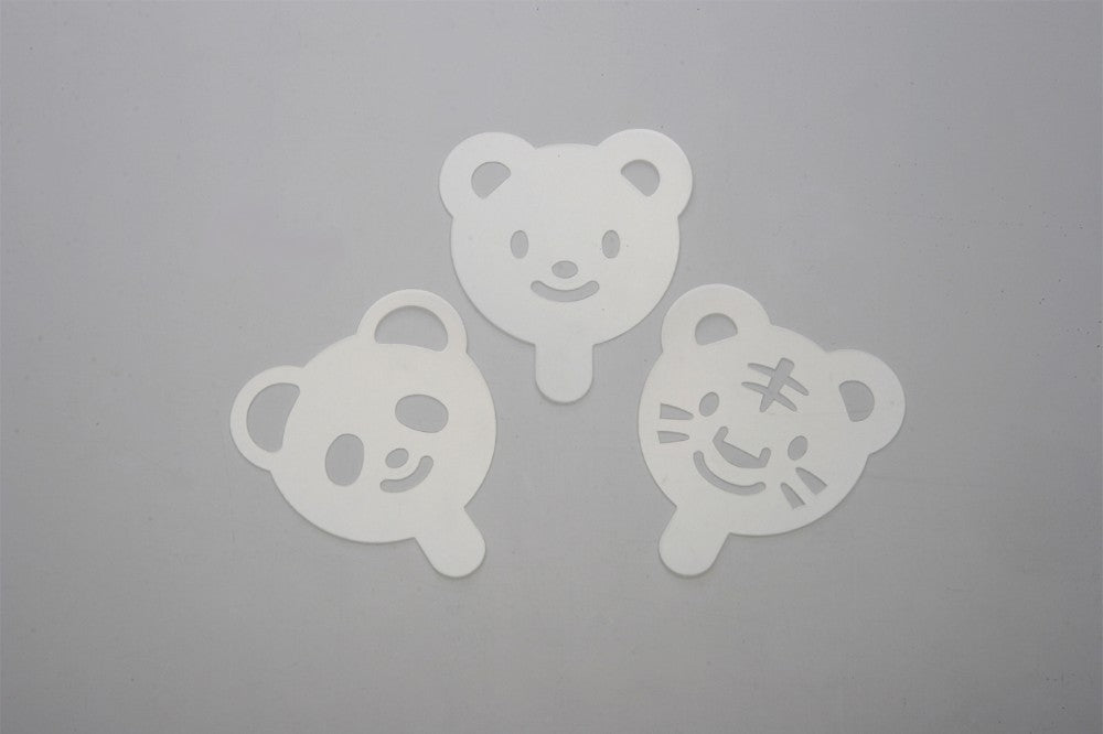 Tiger Crown Bear Bread Pan with Stencil 22cm 2388