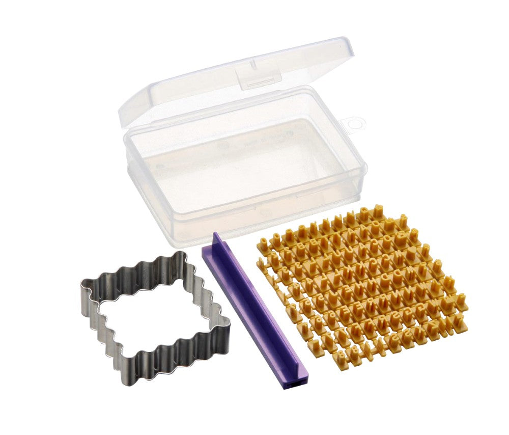 Tiger Crown Mini Mini Cookie Stamp Set 1 with Cutter and Case 1744