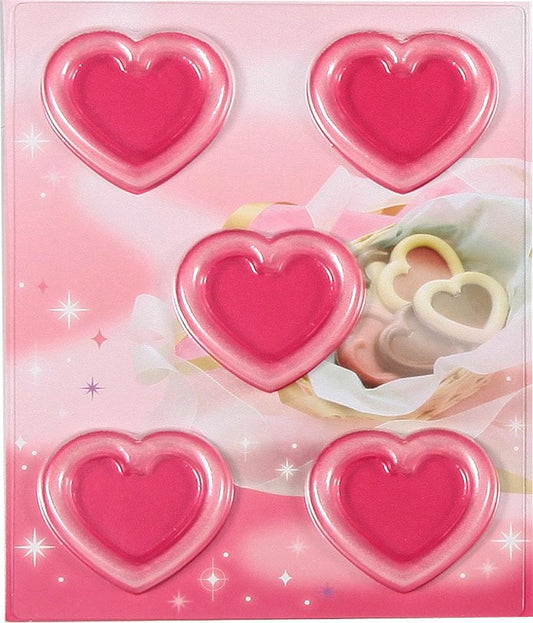 Tiger Crown Kirari Heart Plate Chocolate Mold Clear 1184