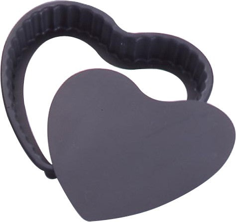 Tiger Crown Black Heart Tart Pan with Removable Bottom 175mm 5091