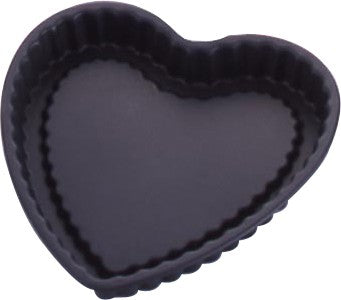 Tiger Crown Black Heart Tart Pan Nonstick Steel 175mm 5092