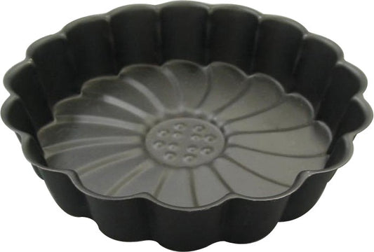 Tiger Crown Black Marguerite Cake Pan Nonstick Steel 20cm 5011