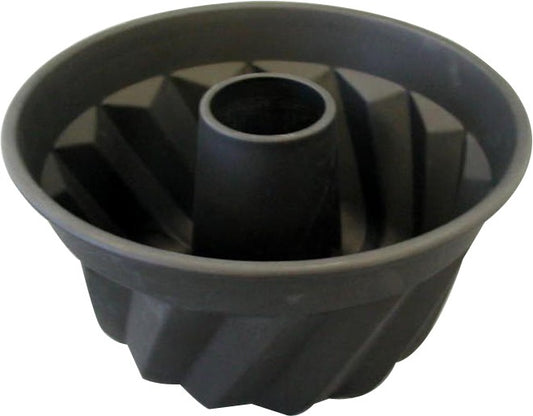 Tiger Crown Black Kugelhopf Pan Large Silicone Coated Steel 5041