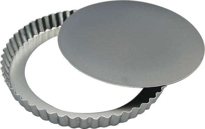 Tiger Crown Tart Pan with Removable Bottom 220mm Chrome Plated Steel 984