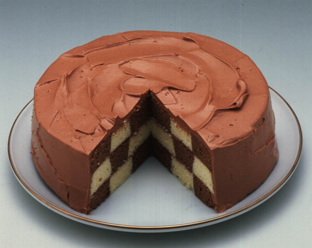 Tiger Crown Checkerboard Cake Pan Set with Divider Ring 2350
