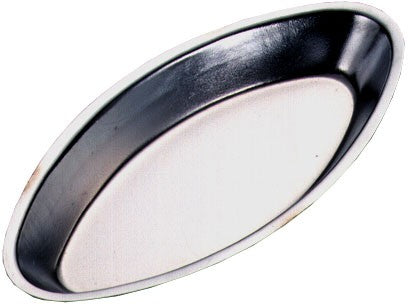 Tiger Crown Chrome Plated Steel Boat Tart Mold Plain Large 11.1cm 1109