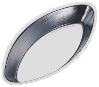 Tiger Crown Chrome Plated Steel Boat Tart Mold Plain Medium 10.2cm 1110
