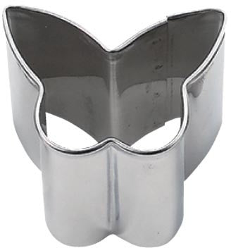 Tiger Crown Stainless Steel Animal Cookie Cutter Butterfly 43mm 1282