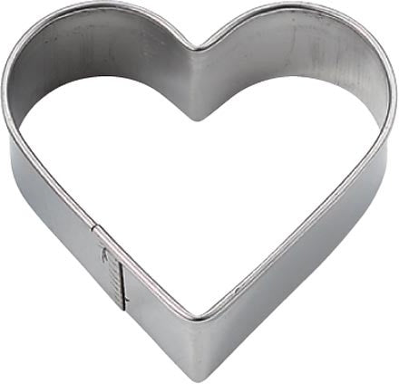Tiger Crown 18-8 Stainless Steel Cookie Cutter Heart Large 1083