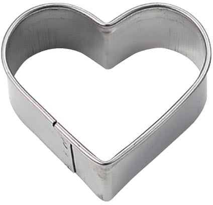 Tiger Crown Stainless Steel Heart Cookie Cutter Small 4.8cm 1084