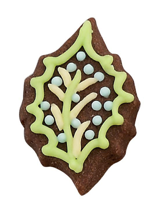 Tiger Crown Stainless Steel Holly Leaf Cookie Cutter Medium 4.1cm 1207