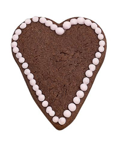 Tiger Crown Stainless Steel Cookie Cutter Long Heart 54mm 1304